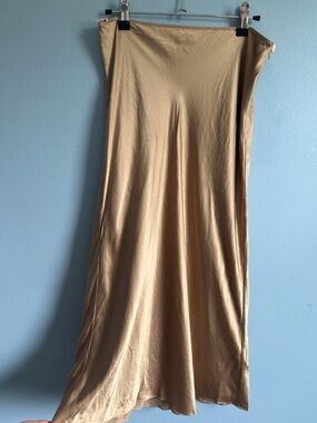 Wilfred Silk Slip Skirt - Taupe Brown NWOT